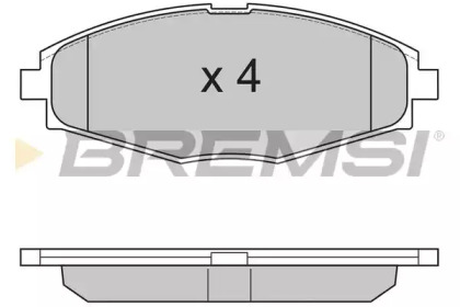 BREMSI BP2804