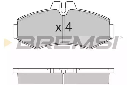 BREMSI BP2821