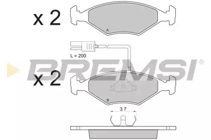 BREMSI BP2823