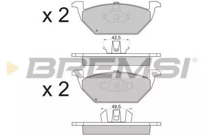 BREMSI BP2835