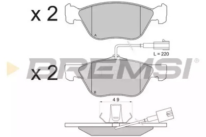 BREMSI BP2838