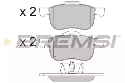 BREMSI BP2842