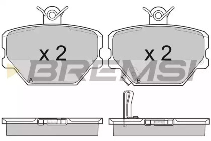 BREMSI BP2881