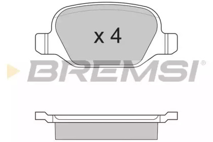 BREMSI BP2890