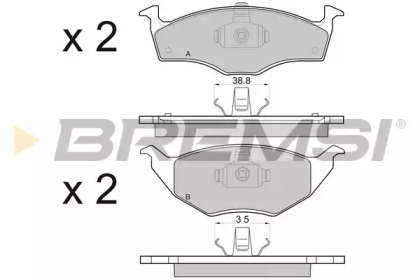 BREMSI BP2914