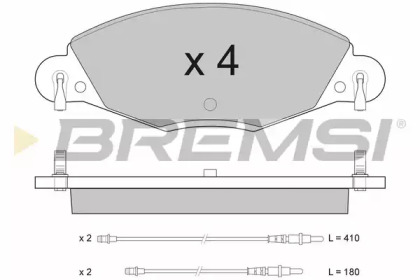 BREMSI BP2937