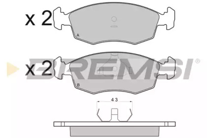 BREMSI BP2950