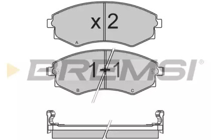 BREMSI BP2964