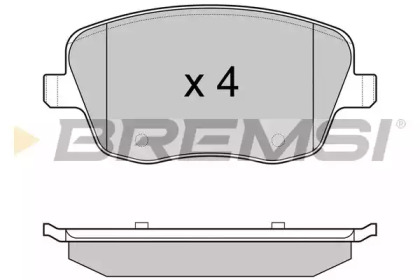 BREMSI BP2973
