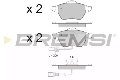 BREMSI BP2978