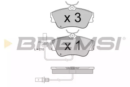 BREMSI BP2994