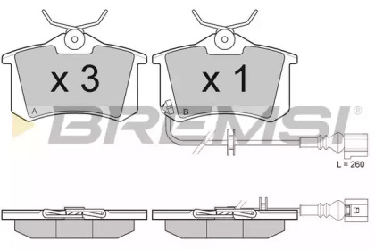 BREMSI BP3005