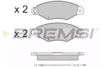 BREMSI BP3019