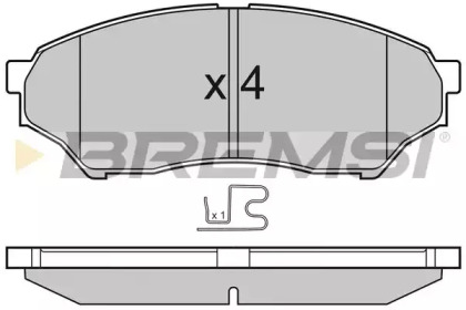 BREMSI BP3036