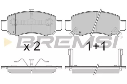 BREMSI BP3041