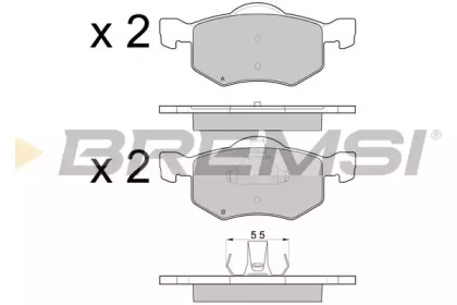 BREMSI BP3058