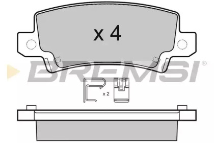 BREMSI BP3070