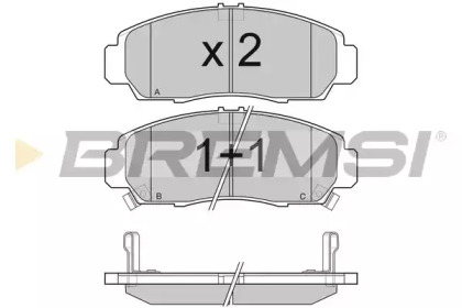 BREMSI BP3083