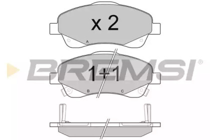 BREMSI BP3094