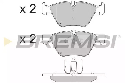 BREMSI BP3108