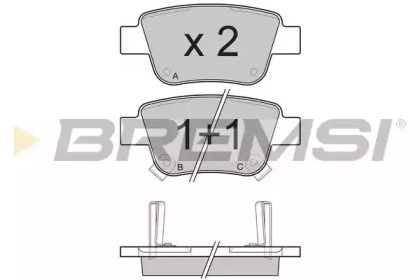 BREMSI BP3112