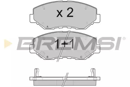 BREMSI BP3117