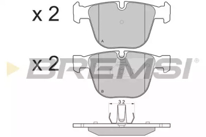 BREMSI BP3129