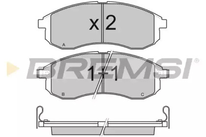 BREMSI BP3132