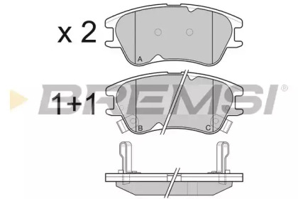 BREMSI BP3138