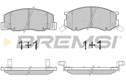 BREMSI BP3144