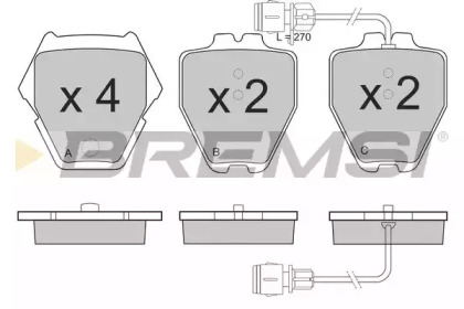 BREMSI BP3149