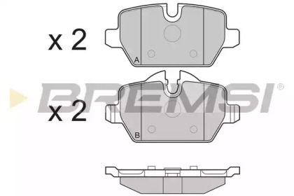 BREMSI BP3196