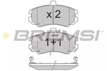 BREMSI BP3197