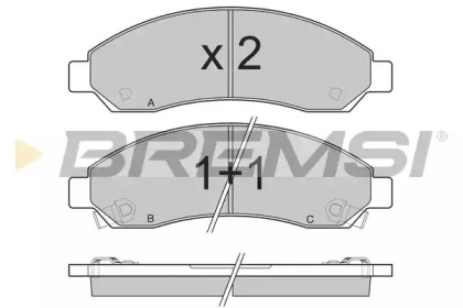 BREMSI BP3199