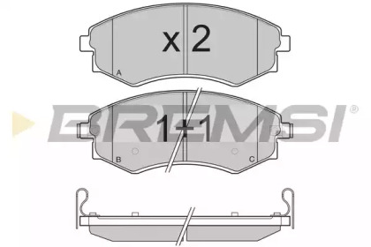 BREMSI BP3202