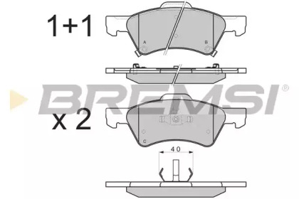 BREMSI BP3222