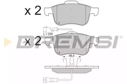 BREMSI BP3231