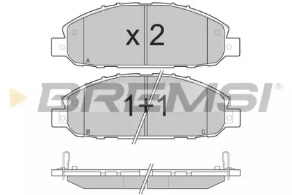 BREMSI BP3237