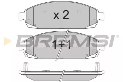 BREMSI BP3238