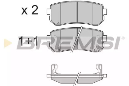 BREMSI BP3241