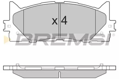 BREMSI BP3253