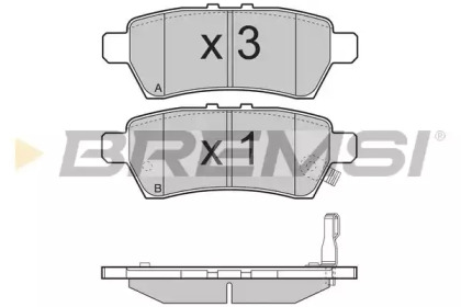 BREMSI BP3257