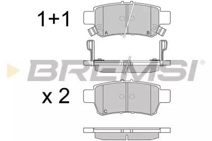 BREMSI BP3259