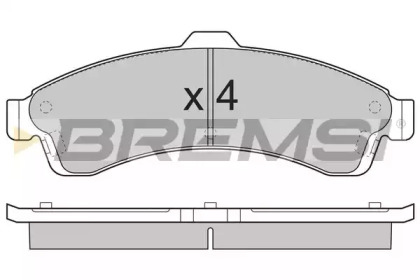 BREMSI BP3308