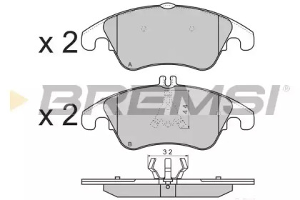 BREMSI BP3317