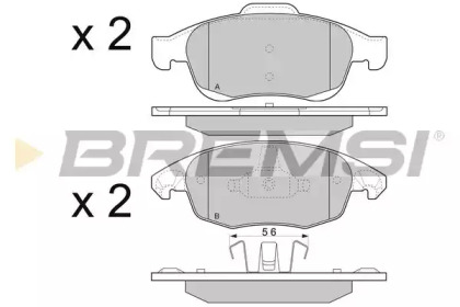 BREMSI BP3329