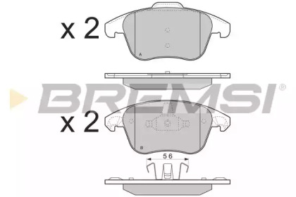 BREMSI BP3330