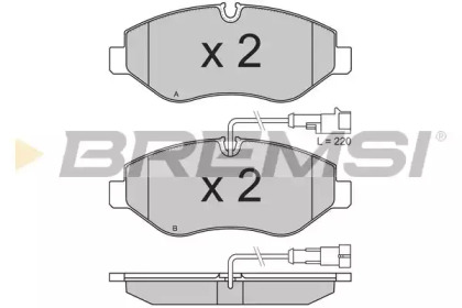 BREMSI BP3334