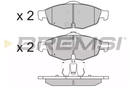 BREMSI BP3346