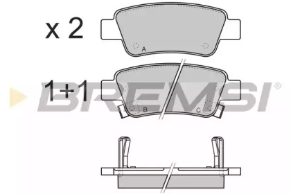 BREMSI BP3353